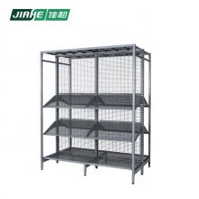 Multi-layer Wire Light Box Shelves and Goods Display Stand For Supermarket