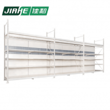 Supermarket Shelves or Storage Rack Double Heavy Duty Shelf Rack with Display shelf