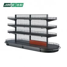 Semi-circular Double-sided Shelves and Wire Metal Shelves Store Equipment
