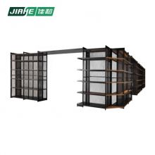 High Quality Supermarket Shelf Wire Mesh Shelving Wood and Steel Shelves for Supermarket