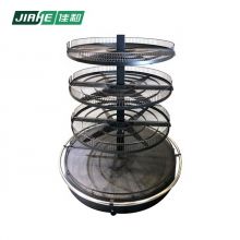 Round Wire Display and Wire Metal Shelves Store Equipment for Supermarket