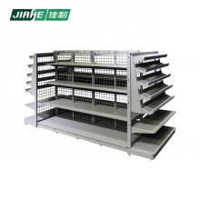 Double-sided Metallic Mini Mart Storage Racking Systems and Store Shelves used in Supermarket Shelving