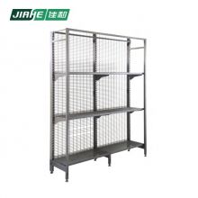 Light Duty 4 Tier Iron Storage Shelves Metal Shelves for Office Supplies