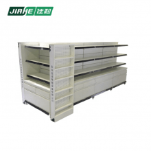 Retail Double-side Pharmacy Display Rack with Telescopic Drawer and pharmacy shelves