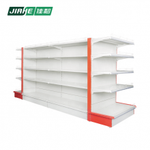 Retail Double-sided Metal Store Supermarket Shelving and Display Rack