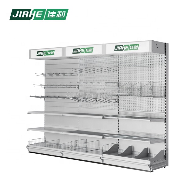 High Quality Metal Shelving Unit Wall Shelves Store Fixture for Supermarket