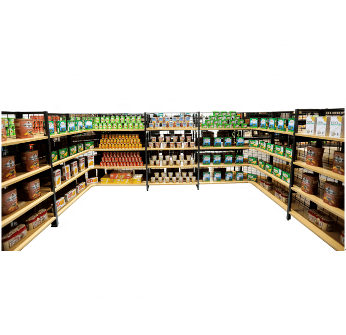 Wooden shelf for storage rack system or store equipment used in supermarket